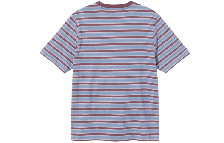 Stüssy Stussy Yarn-Dyed Striped Crewneck Short Sleeve Retro T-Shirt Unisex. 1140235 圖 9