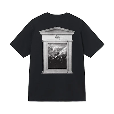 Stüssy Surf Tomb Pig. Dyed Tee Black