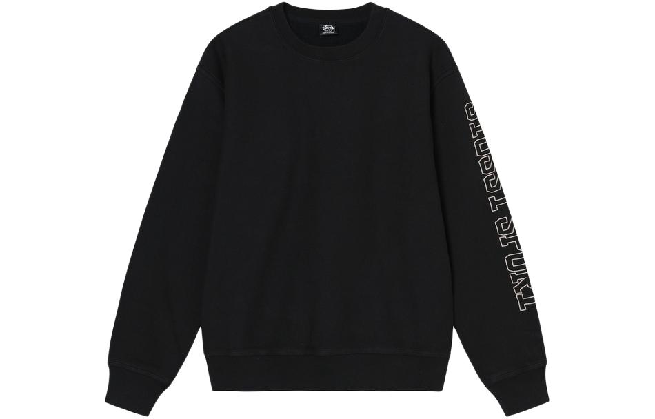 Stüssy Unisex Fleece-Lined Crewneck Sweatshirt with Side Lettering Design SUSSW118474MI 圖 2