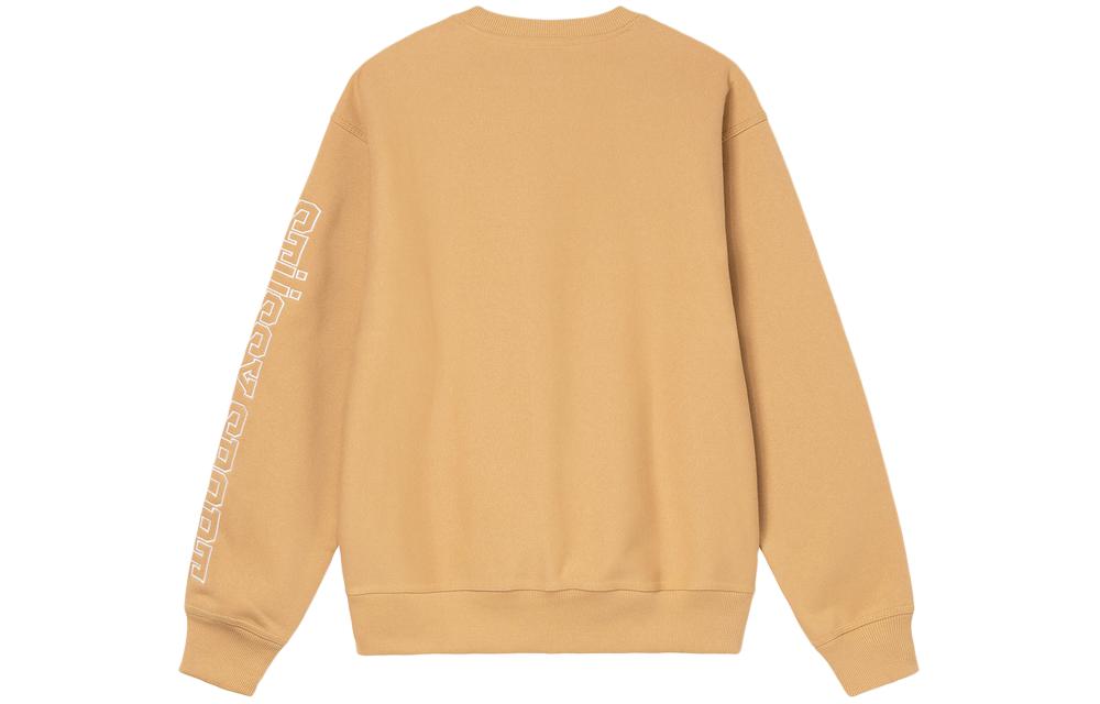 Stüssy Unisex Fleece-Lined Crewneck Sweatshirt with Side Lettering Design SUSSW118474MI 圖 5