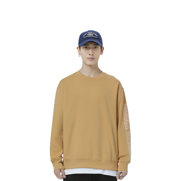 Stüssy Unisex Fleece-Lined Crewneck Sweatshirt with Side Lettering Design SUSSW118474MI 圖 6