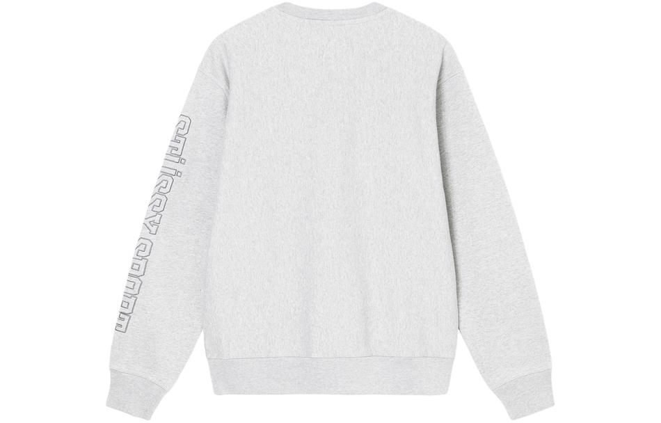 Stüssy Unisex Fleece-Lined Crewneck Sweatshirt with Side Lettering Design SUSSW118474MI 圖 8