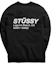 Lookbook Stüssy Vintage Logo Crewneck Sweatshirt Unisex - Hitam 1914269