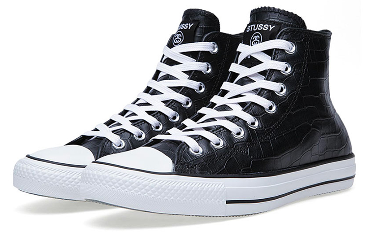 Shop Stüssy x Converse Chuck Taylor All Star Hi 'Hitam' 141087C