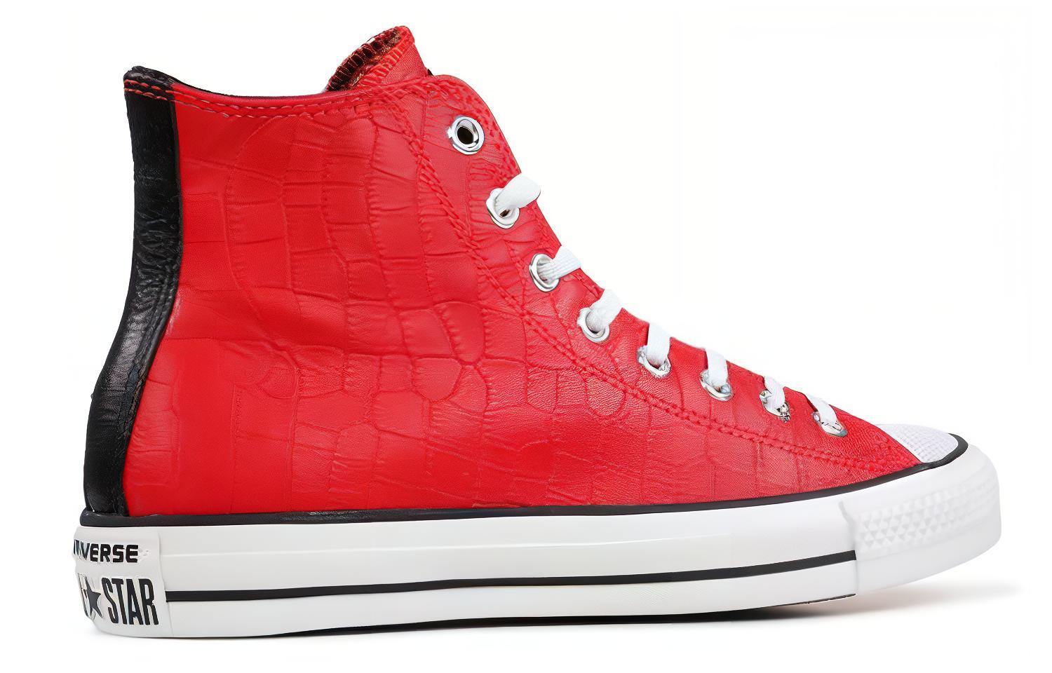Shop ステューシー x コンバース チャックテイラー オールスター ハイ 'クロコスキン' 141086C