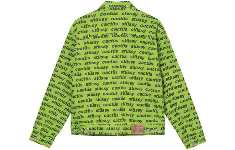 Lookbook Stüssy x CPFM 復古風格全版Logo牛仔外套 男女同款 315284