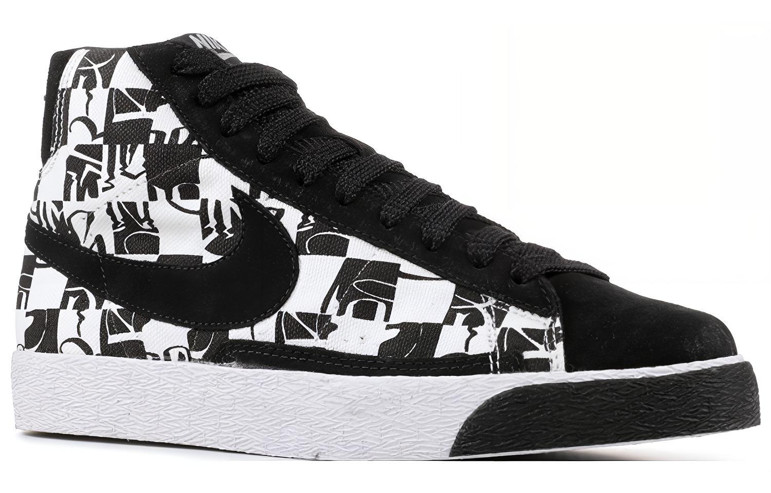 Lookbook Stüssy x NEIGHBORHOOD x Nike SB Blazer 'Negro' 332286-101