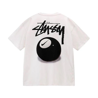 Stüssy 8 Ball T-shirt 'White' (Asia Sizing)