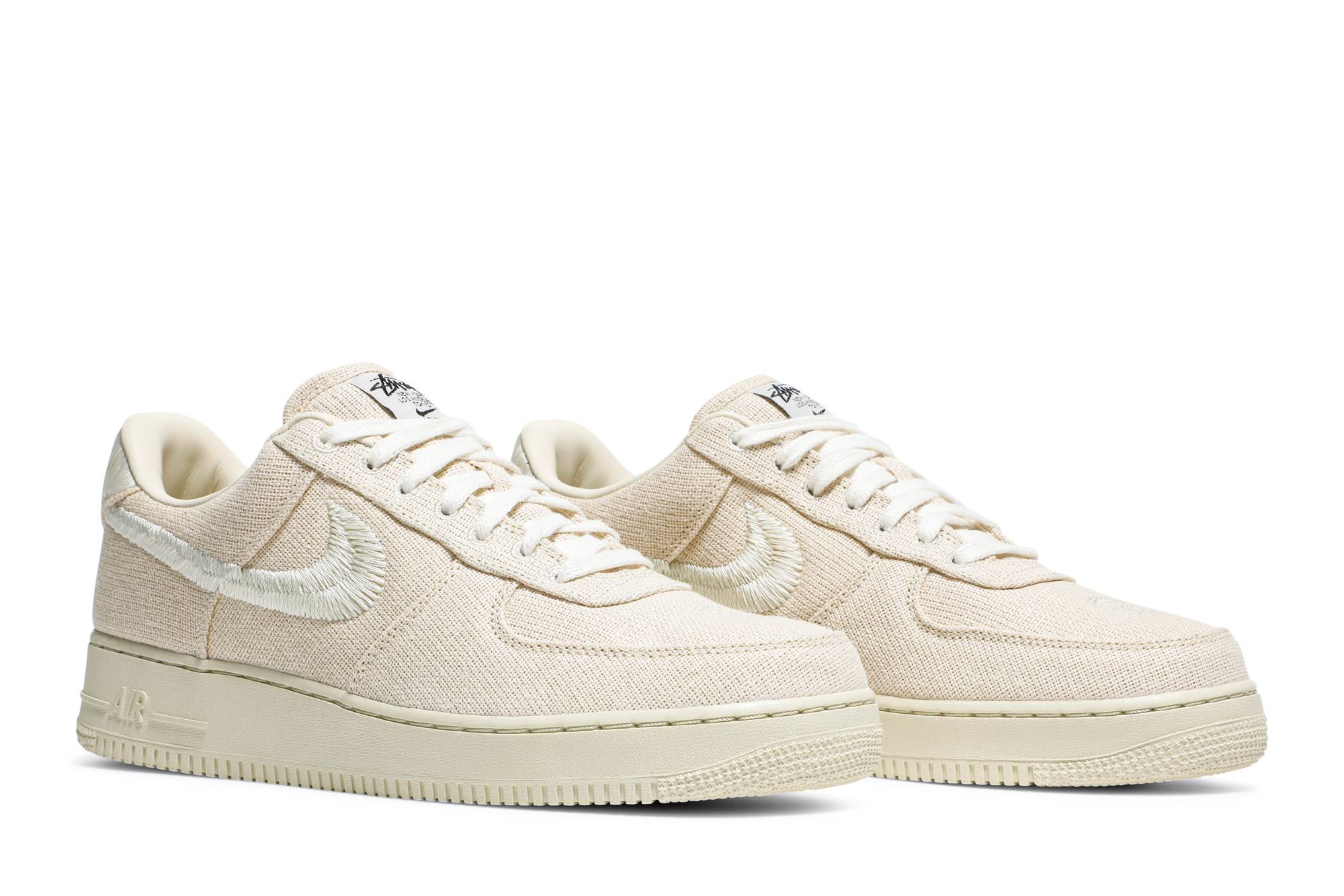 Stüssy x Nike Air Force 1 Low 'Fossil' CZ9084-200 - Image 8