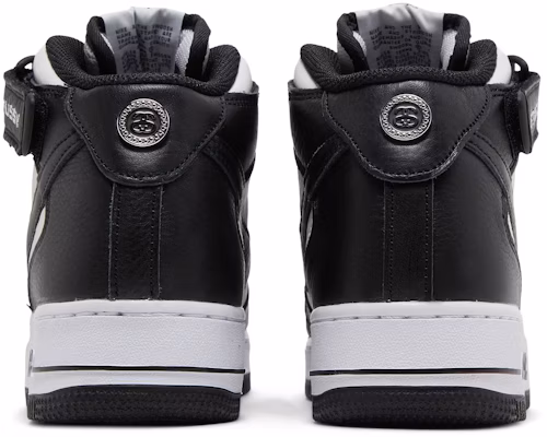 Stüssy x 耐克 Air Force 1 中帮 '黑灰' DJ7840-002 Details for Stüssy x 耐克 Air Force 1 中帮 '黑灰' DJ7840-002
