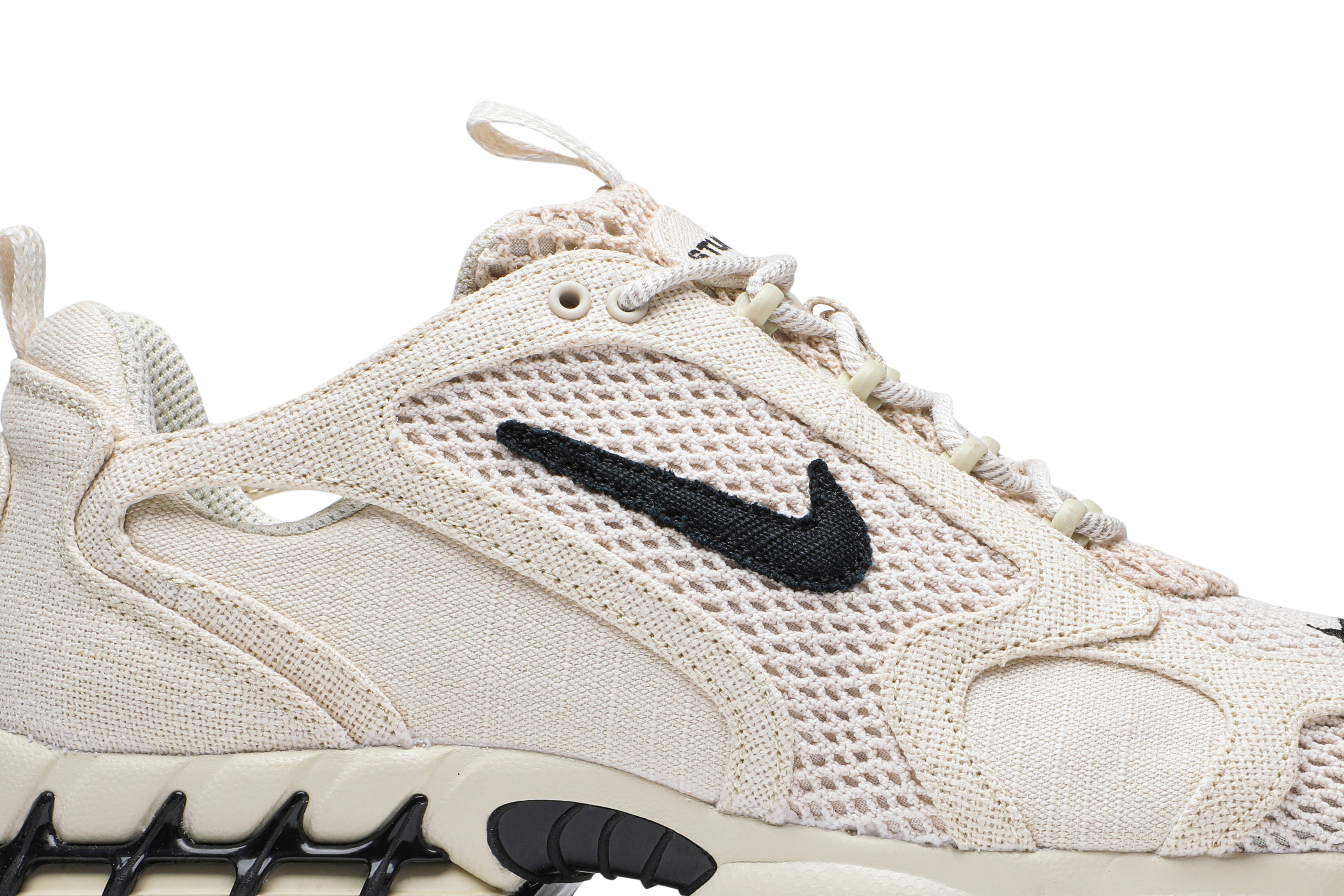 Stüssy x Nike Air Zoom Spiridon Caged 2 'Fossil' CQ5486-200 - Image 2