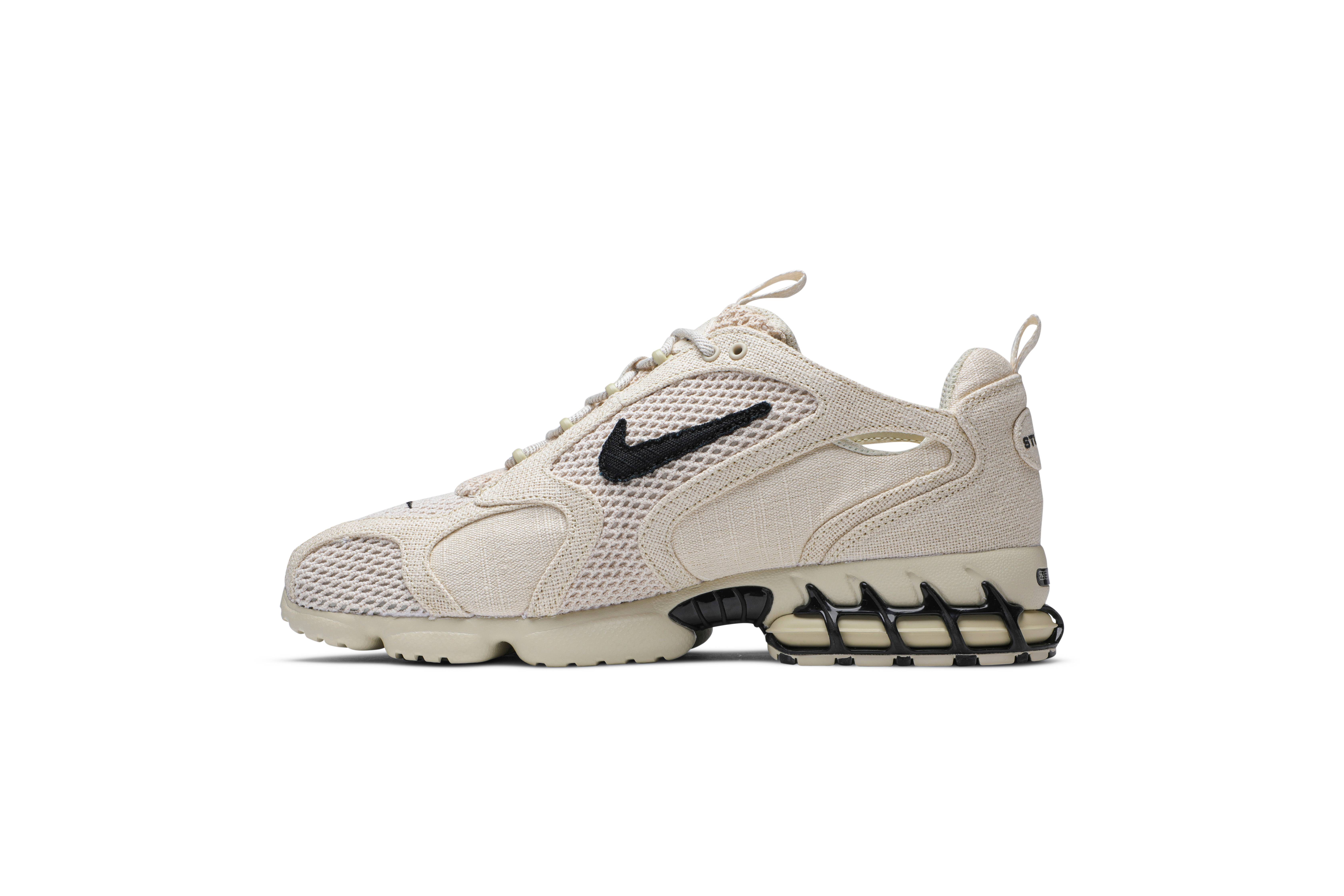 Stüssy x Nike Air Zoom Spiridon Caged 2 'Fossil' CQ5486-200 - Image 3