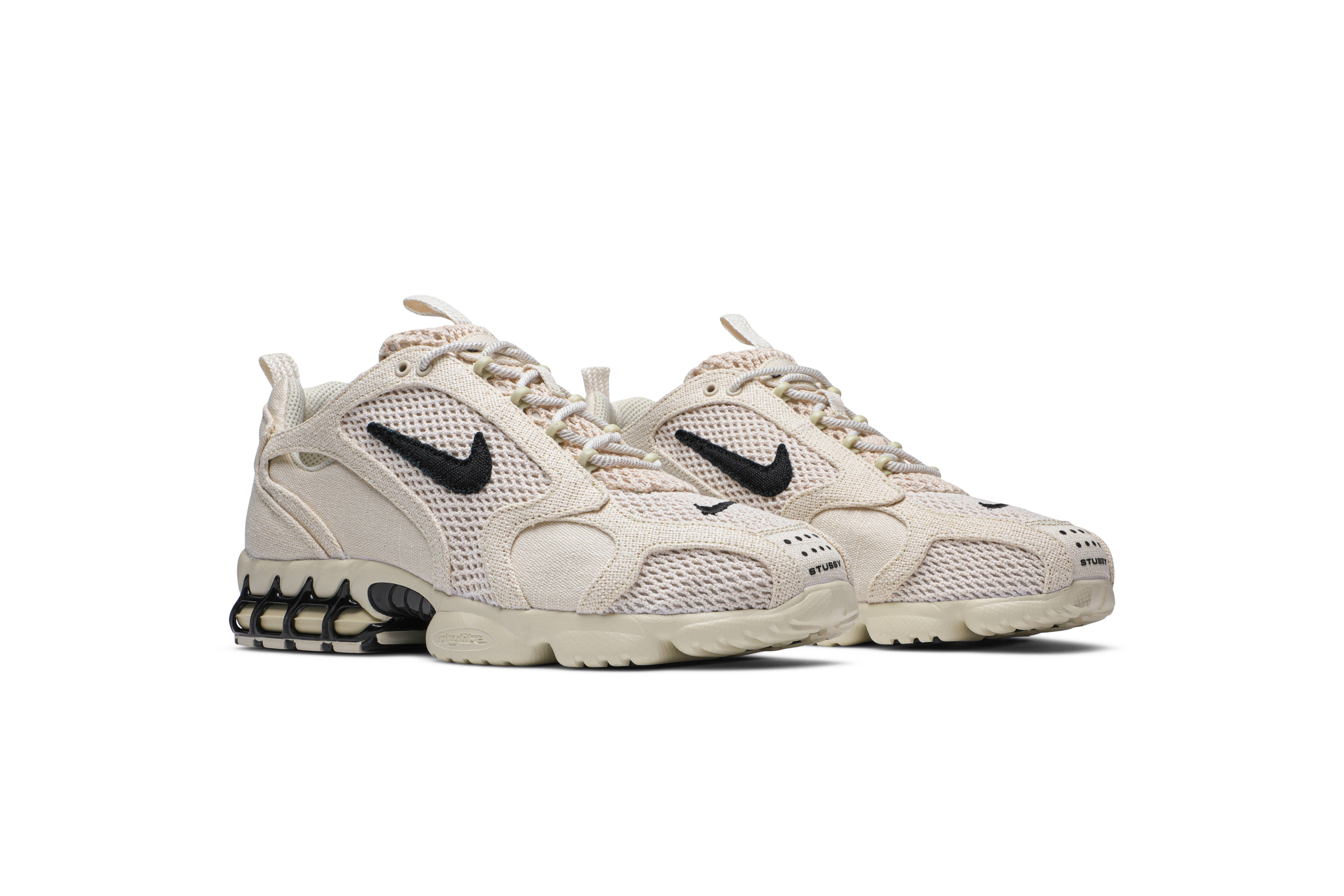 Stüssy x Nike Air Zoom Spiridon Caged 2 'Fossil' CQ5486-200 - Image 8