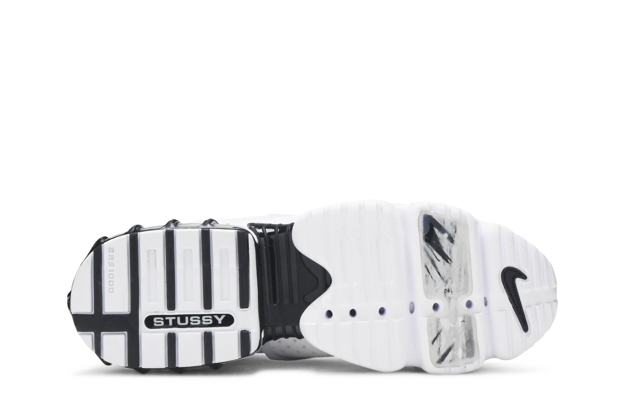 Stüssy x Nike Air Zoom Spiridon Kukini 'White' CJ9918-100 - Image 4