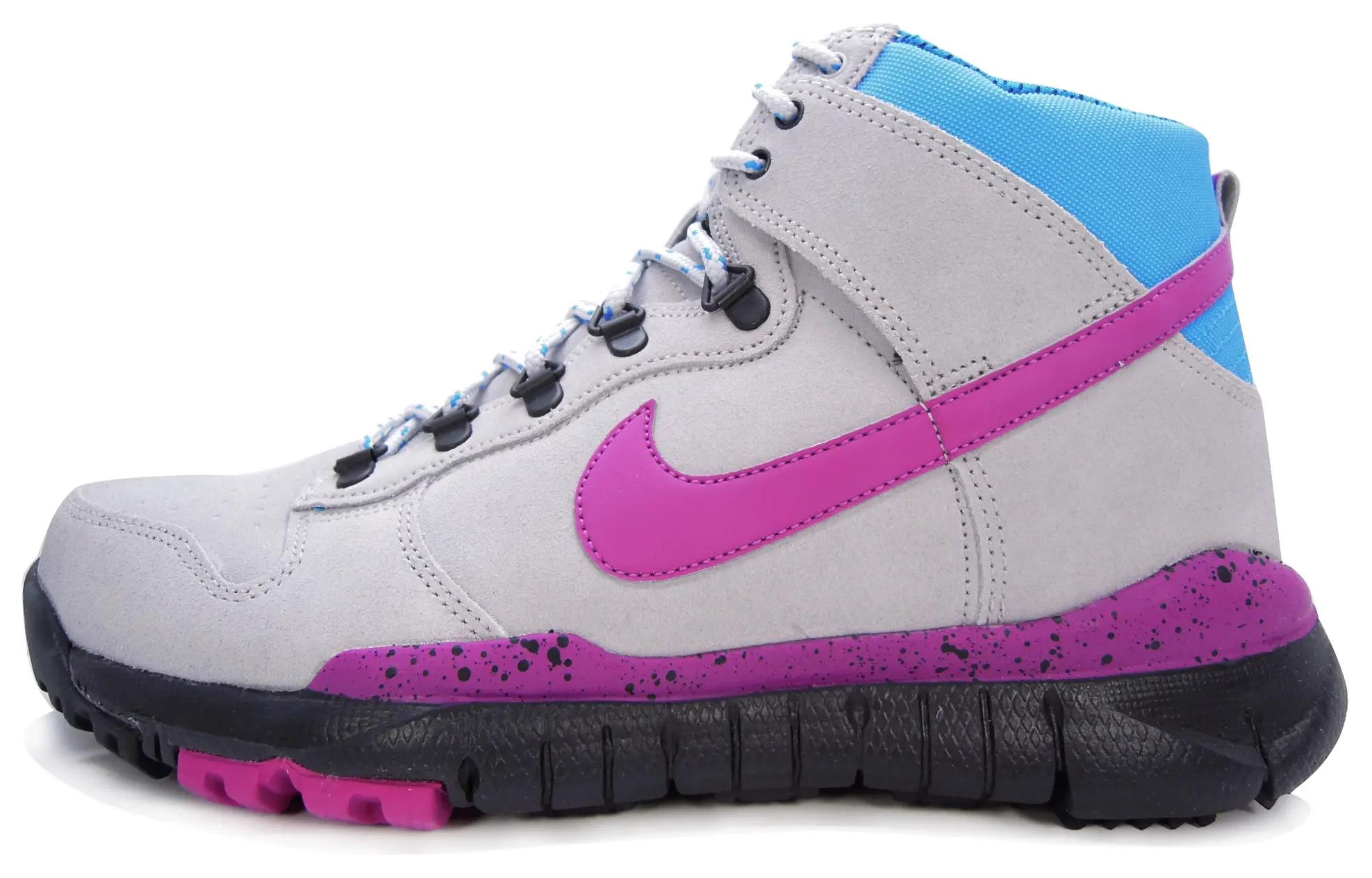 Stüssy x Nike Dunk High OMS Premium 'Grey Rave Pink' 576611-064