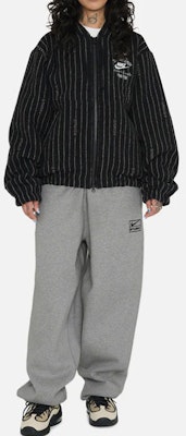 Stüssy x Nike Striped Wool Jacket 'Black' (Asia Sizing) Details for Stüssy x Nike Striped Wool Jacket 'Black' (Asia Sizing)