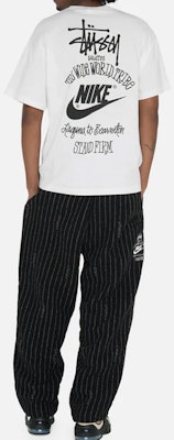 Stüssy x Nike Striped Wool Pants 'Black' (Asia Sizing) Shop Stüssy x Nike Striped Wool Pants 'Black' (Asia Sizing)