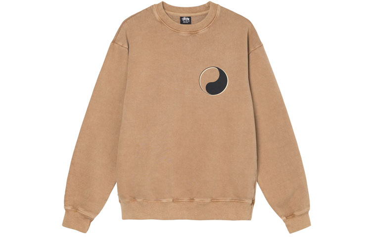 Stüssy OUR LEGACY FW21 Drop Shadow Crewneck Sweatshirt with Tai Chi Logo 3913745 圖 3