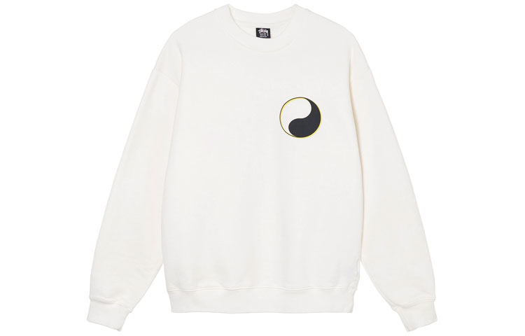 Stüssy OUR LEGACY FW21 Drop Shadow Crewneck Sweatshirt with Tai Chi Logo 3913745 圖 7