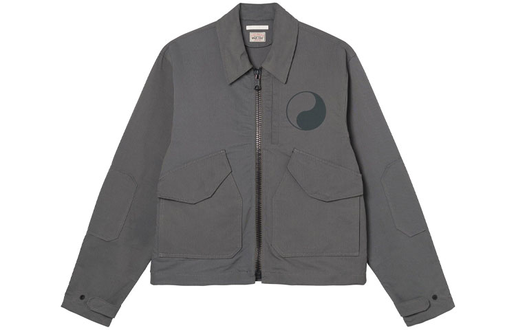 Stüssy Our Legacy Pararescue Jacket Loose Nylon Jacket Gray Taiji Logo MS211PJMB