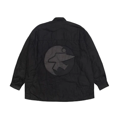 Stüssy OUR LEGACY SS24 Black Graphic Print Collared Jacket Unisex WS3232BJB