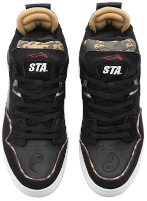 리닝 웨이브 프로 STA "블랙 카모" 슈즈 AECR059-1 Lookbook 리닝 웨이브 프로 STA "블랙 카모" 슈즈 AECR059-1
