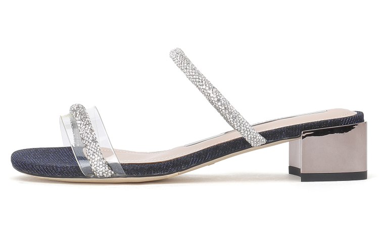 Staccato Fairy Style Rhinestone Sandals 'Deep Blue White' SZP9US54DM8BT0