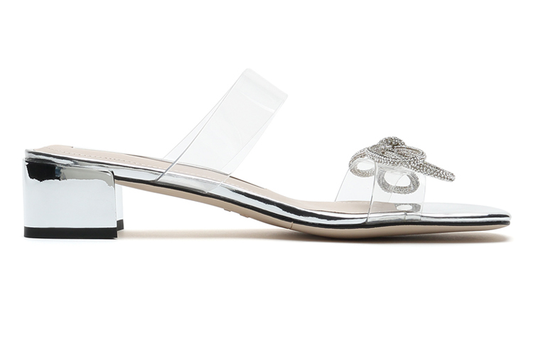 Staccato High Heel Fashion Sneaker 'Silver Bow' 圖 2