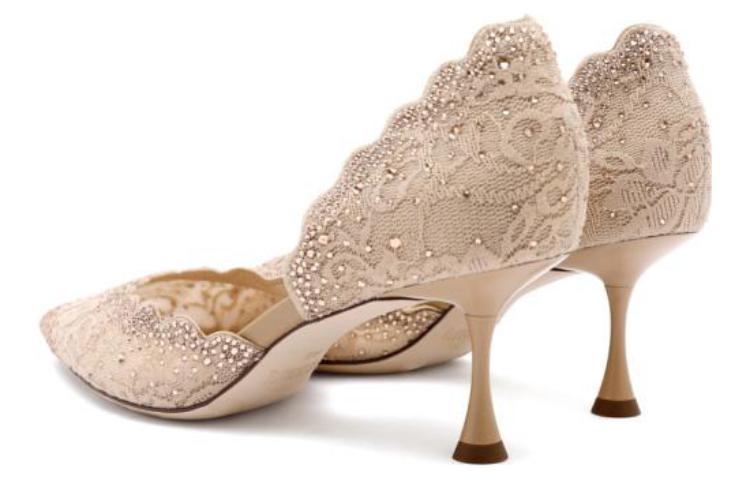 Cheap Staccato Tumit Tinggi 'Renda Pari-Pari Bintang' ED374CK3