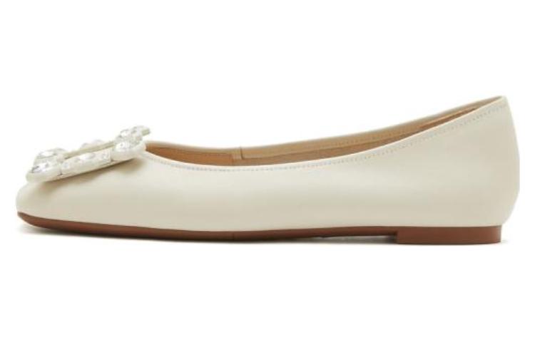 Staccato Leather Commuter Square Toe Slip-On Flats 'Women's Edition' 9UR39AQ3