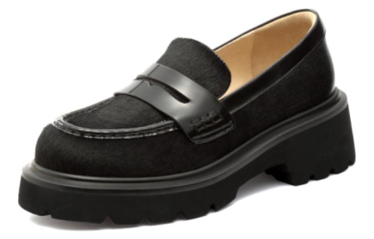 Order Staccato Retro Chunky Slip-On Loafers '5.5cm Unisex Essential Black' H8335CA3