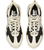 Shop STAMINA x Skechers 聯名款 機甲鞋二代 功能風 復古休閒慢跑鞋 米黑色