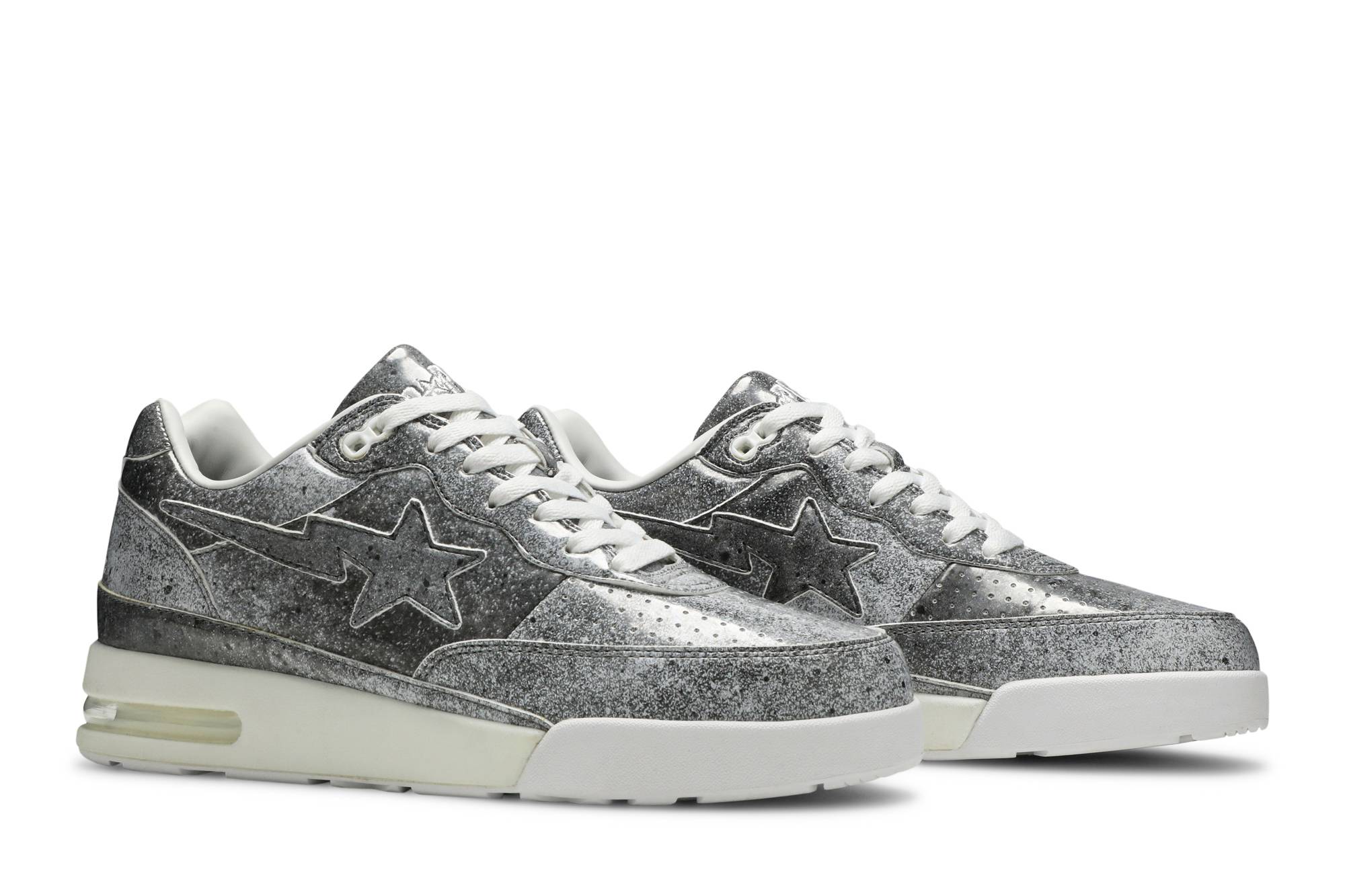 STAMPD BAPE Roadsta 'Black Silver' 圖 8