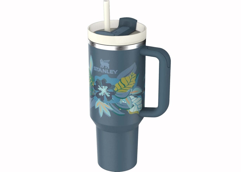 Order Stanley The Mother's Day Flowstate Quencher 40oz Tumbler Biru Spruce Tropic