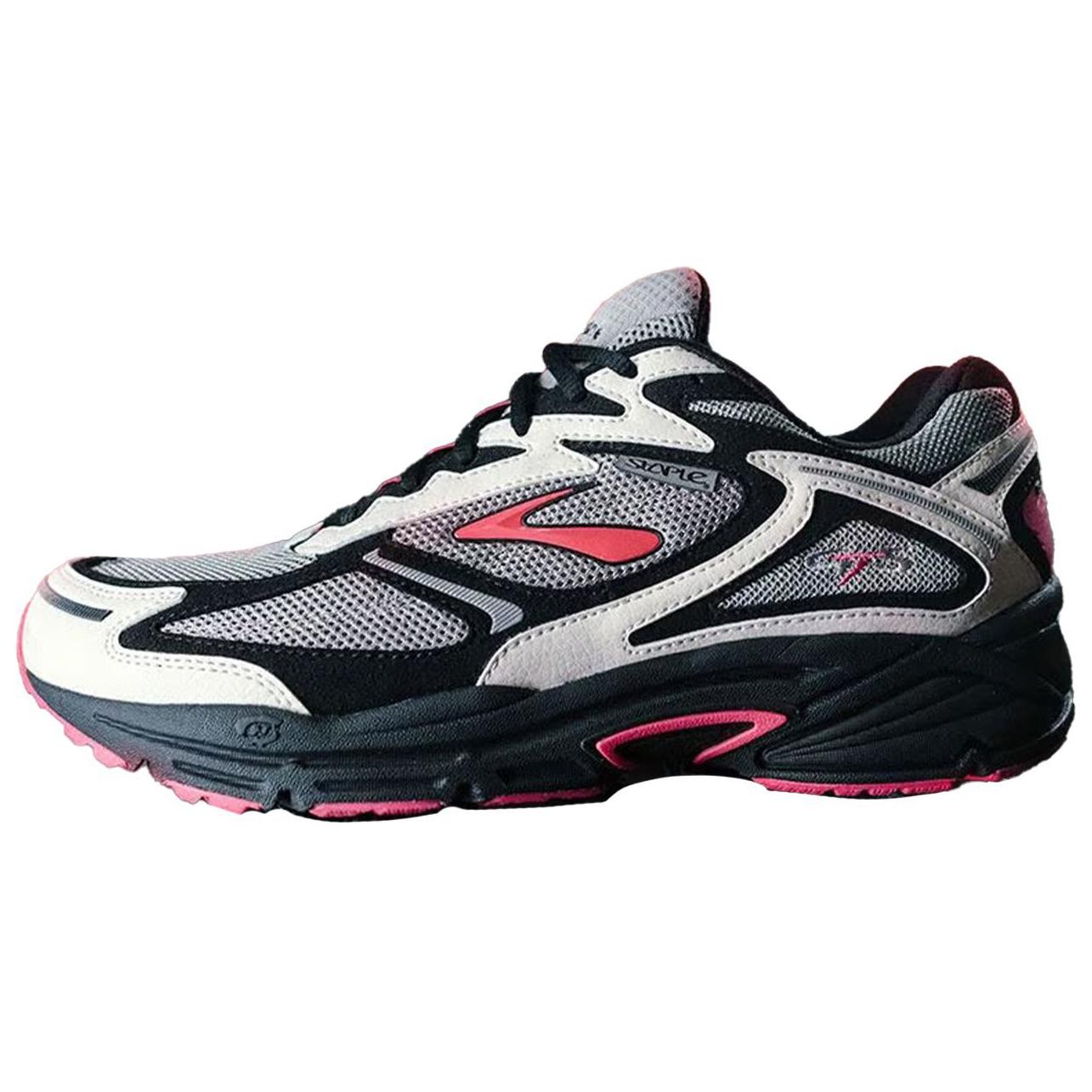 Staple x Brooks Adrenaline GTS 4 Black White Running Shoes - Comfortable & Durable 1105081D042