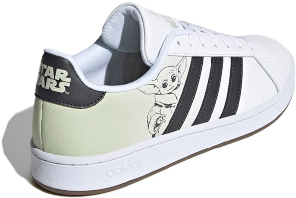 Star Wars x adidas Grand Court 'Baby Yoda' H02554 Shop Star Wars x adidas Grand Court 'Baby Yoda' H02554