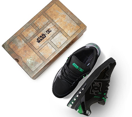 DC Shoes Star Wars x Skate Low 'Black Green' ADYS200071 Details for DC Shoes Star Wars x Skate Low 'Black Green' ADYS200071