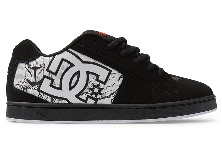 DC Shoes Star Wars Suede Low Top 'Black White' 圖 2