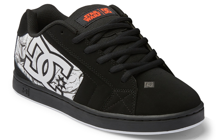 DC Shoes Star Wars Suede Low Top 'Black White' 圖 3