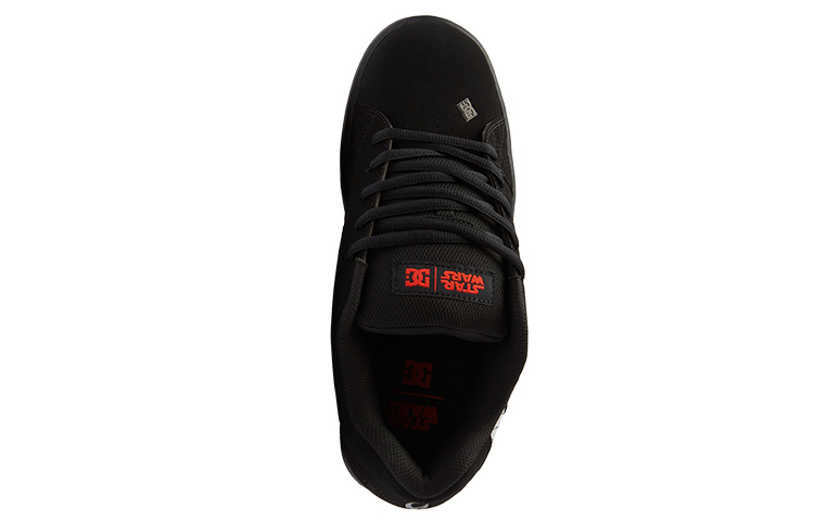 DC Shoes Star Wars Suede Low Top 'Black White' 圖 4