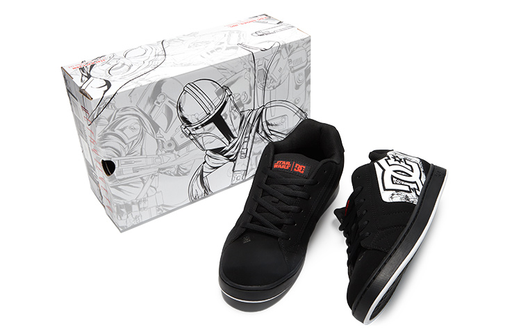 DC Shoes Star Wars Suede Low Top 'Black White' 圖 6