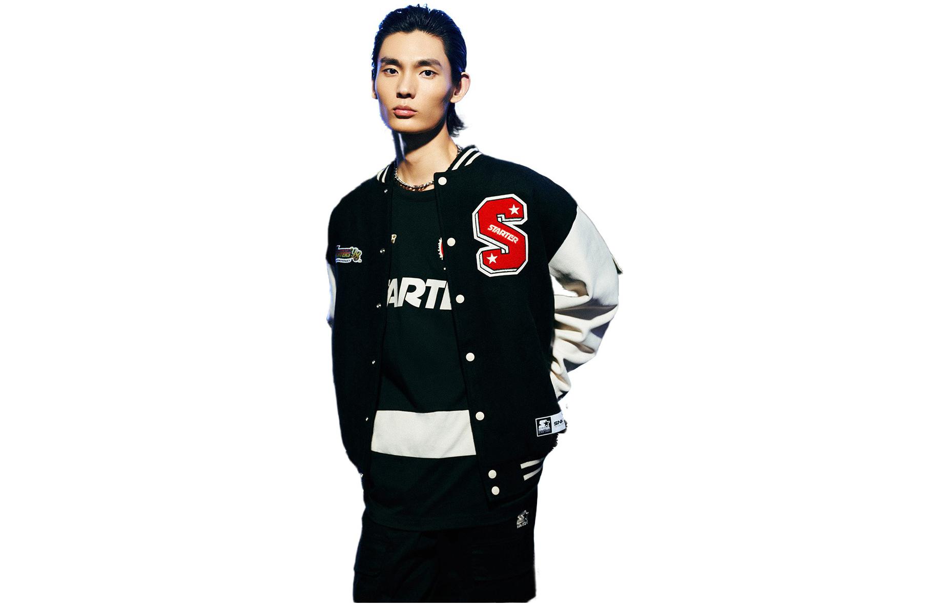 Purchase Jaket Kolaborasi STARTER × King of Fighters Casual Patchwork. STG4C2899M