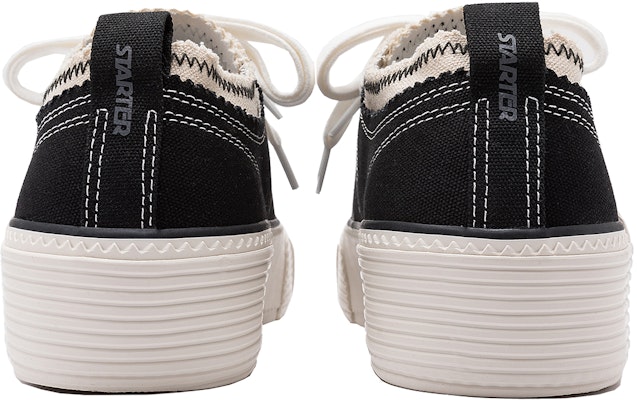 STARTER 黑色星星刺绣拼接系带厚底帆布休闲鞋 STG3S6007M-BK02 Purchase STARTER 黑色星星刺绣拼接系带厚底帆布休闲鞋 STG3S6007M-BK02