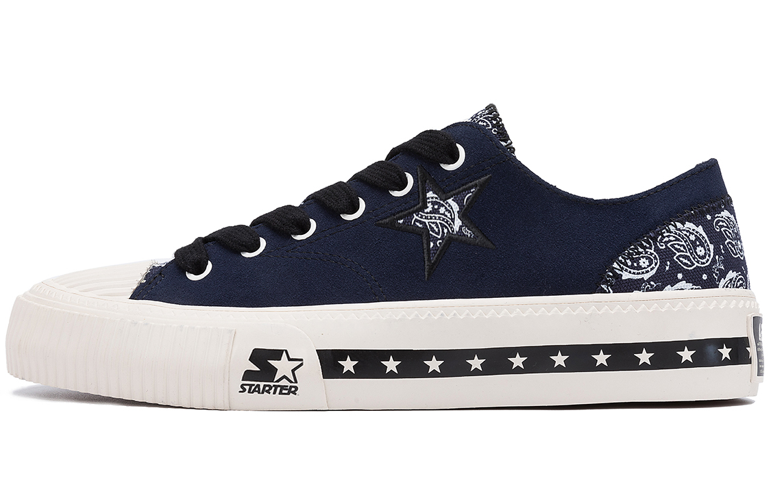 STARTER 'Cashew Flower Star Embroidery Deep Blue'