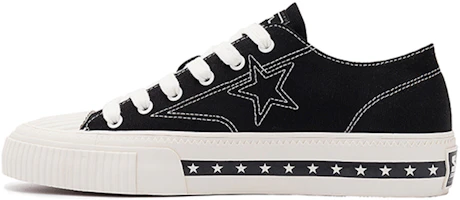 STARTER 'Embroidered Stars Retro American Street Low-Top Canvas - Black' STG2S6010M-BK01 STARTER 'Embroidered Stars Retro American Street Low-Top Canvas - Black' STG2S6010M-BK01