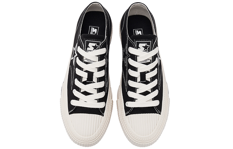 Shop STARTER Sepatu Kanvas Renda Bintang Retro Street Amerika - Hitam STG2S6010M-BK01