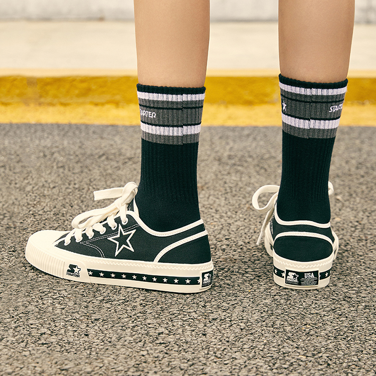 Details for STARTER Sepatu Kanvas Renda Bintang Retro Street Amerika - Hitam STG2S6010M-BK01