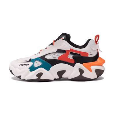 STARTER 'White Red Colorblock Dad Shoes'