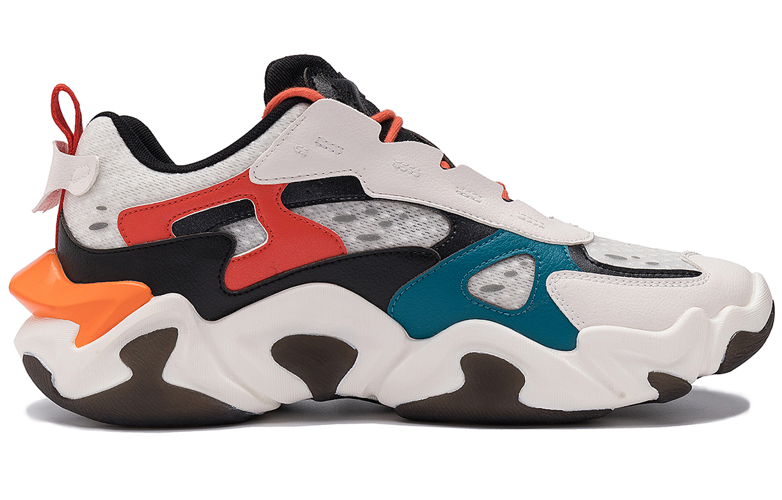 STARTER 'White Red Colorblock Dad Shoes' 圖 2