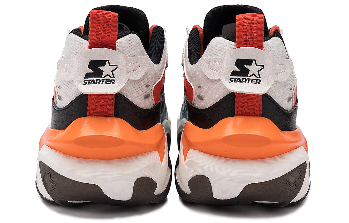 STARTER 'White Red Colorblock Dad Shoes' 圖 5